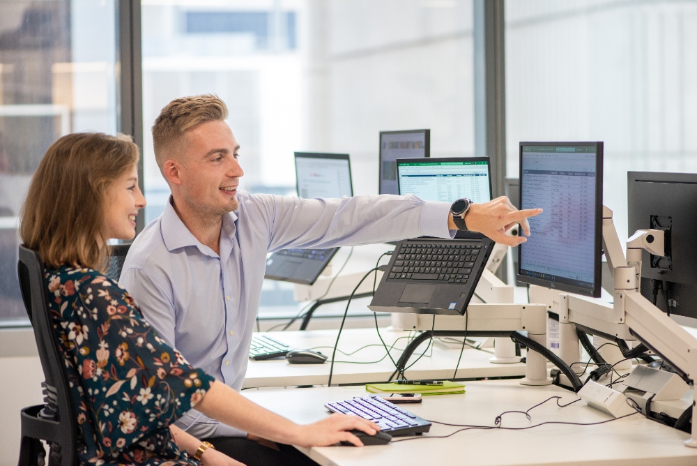 working with team