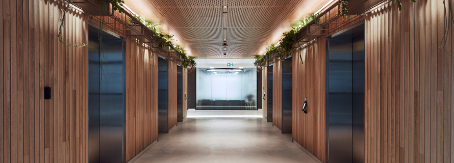 Lifts on the 21st Floor