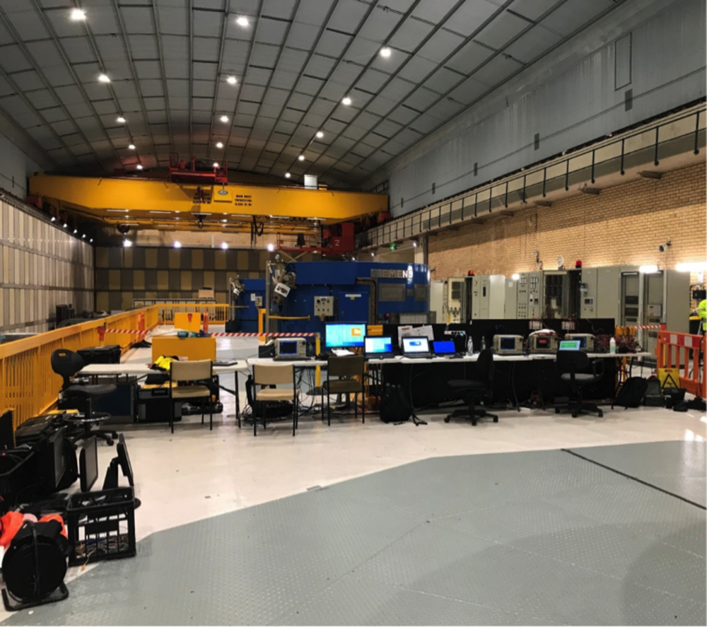 A room with station's generators