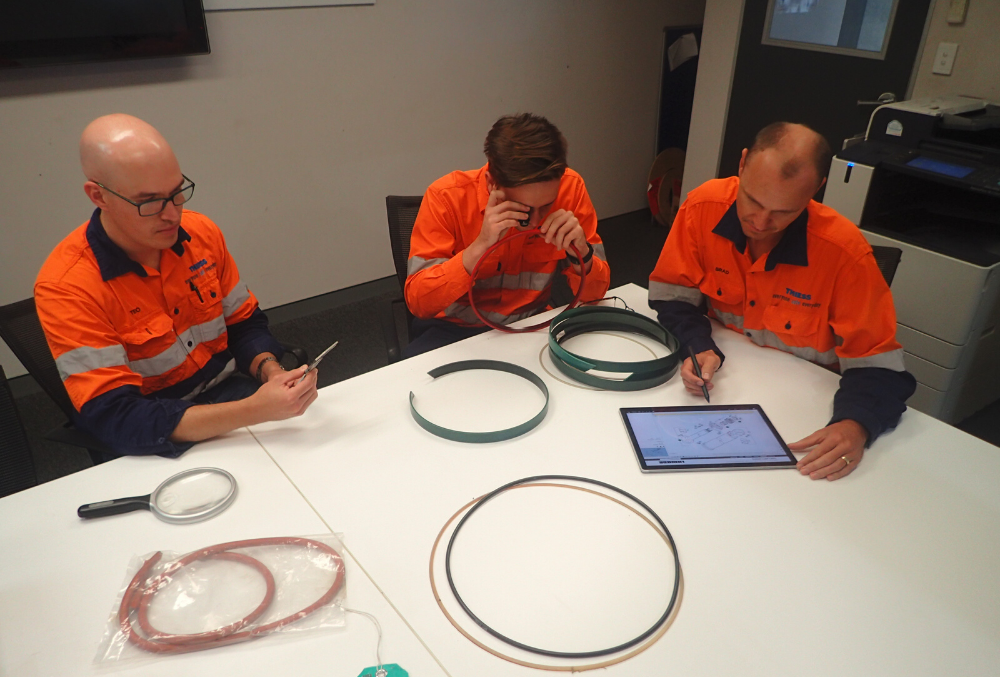 Thiess Graduate Jacob Browne meeting