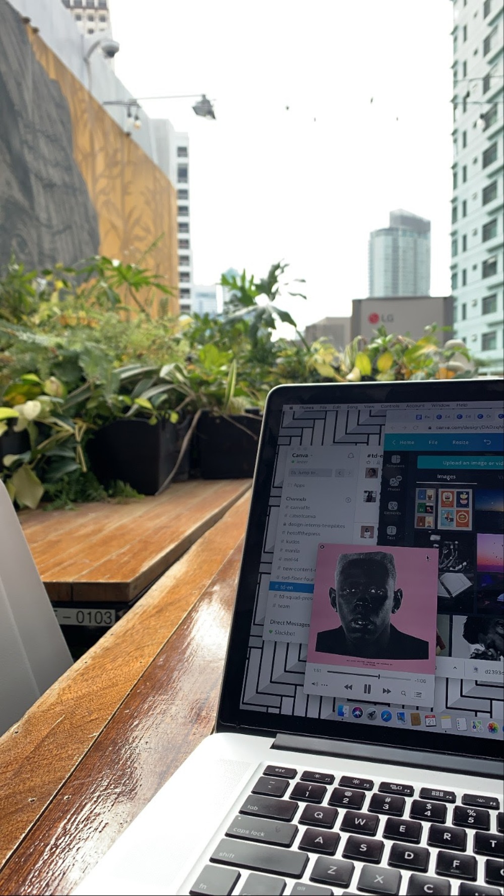 Office laptop